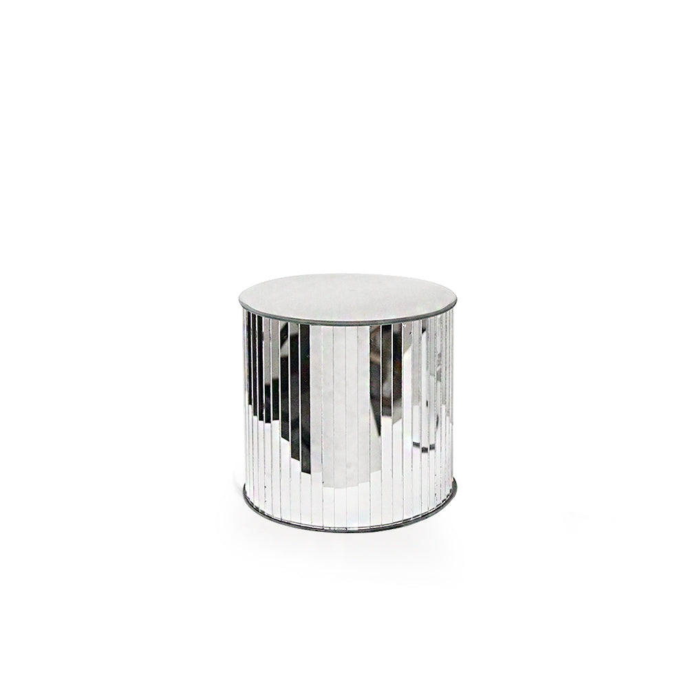 Mirrored Glass Floor Stand