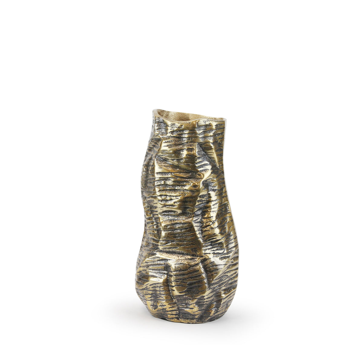 Molten Aluminum Vase | Galore Home: Luxury Home Decor, Elegant Home Furnishings, Stylish Home Accents & Contemporary Home Accessories