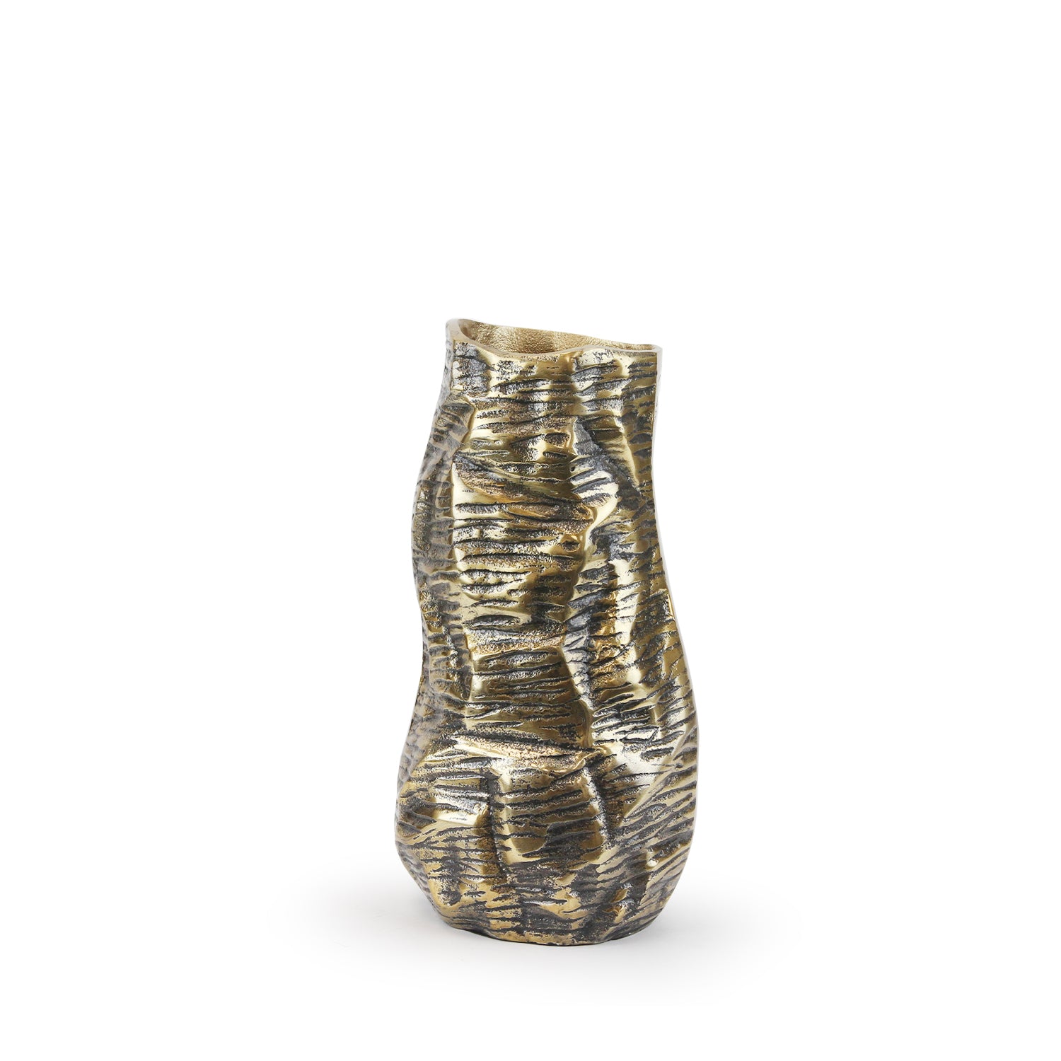 Molten Aluminum Vase | Galore Home: Luxury Home Decor, Elegant Home Furnishings, Stylish Home Accents & Contemporary Home Accessories