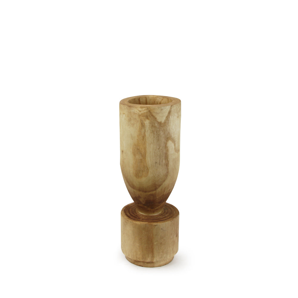 Sculptural Wood Vase | Galore Home: Luxury Home Decor, Elegant Home Furnishings, Stylish Home Accents & Contemporary Home Accessories