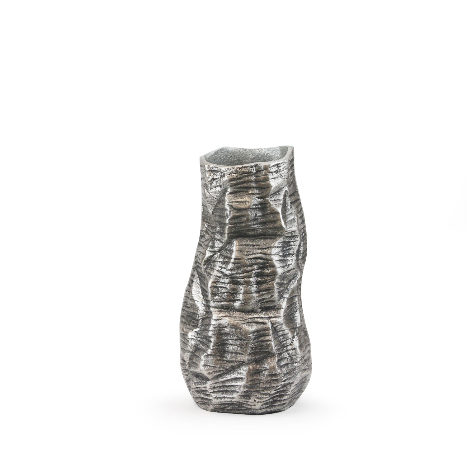 Molten Aluminum Vase
