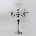 5 Arm Crystal Petal Candelabra Candle Holder | Galore Home: Luxury Home Decor, Elegant Home Furnishings, Stylish Home Accents & Contemporary Home Accessories