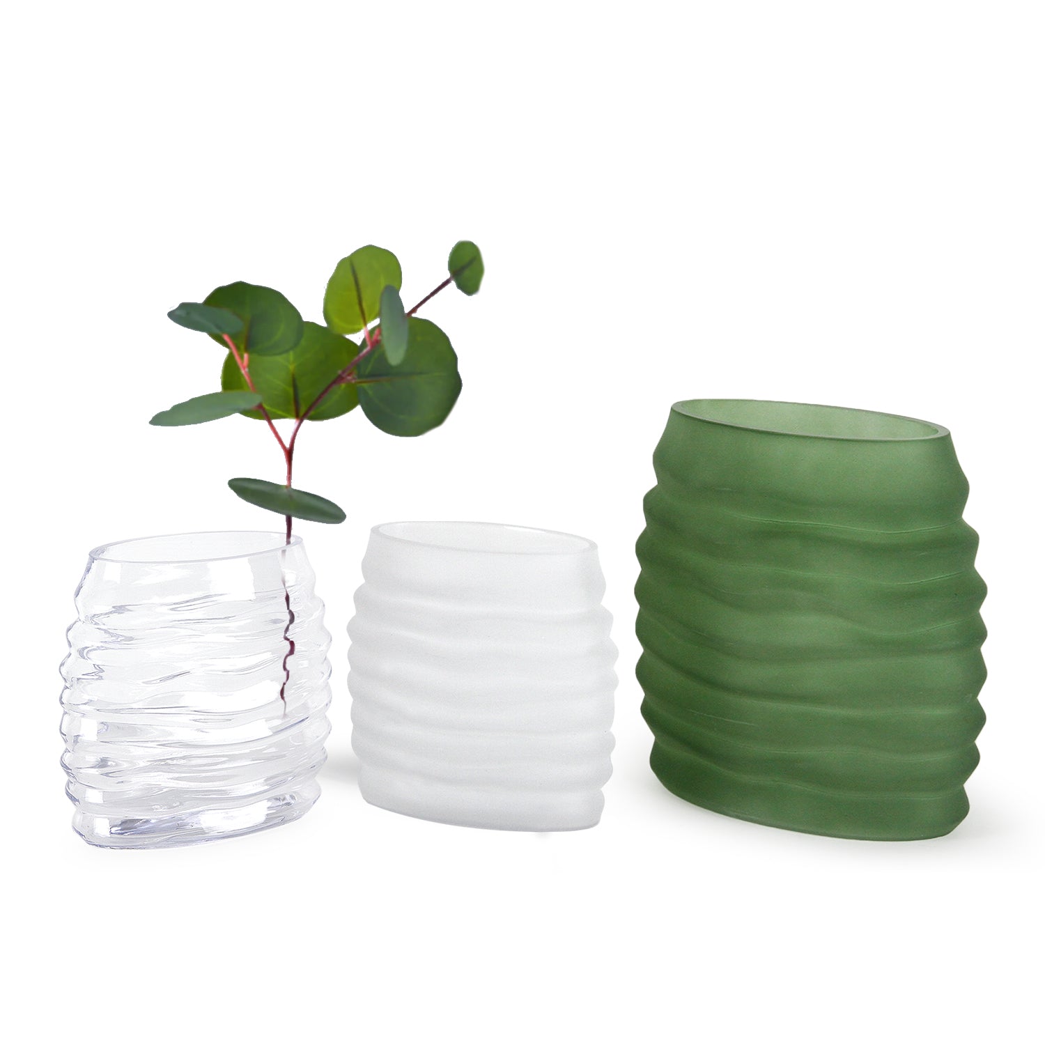 Oba Wide Greenery Vase | Galore Home: Luxury Home Decor, Elegant Home Furnishings, Stylish Home Accents & Contemporary Home Accessories