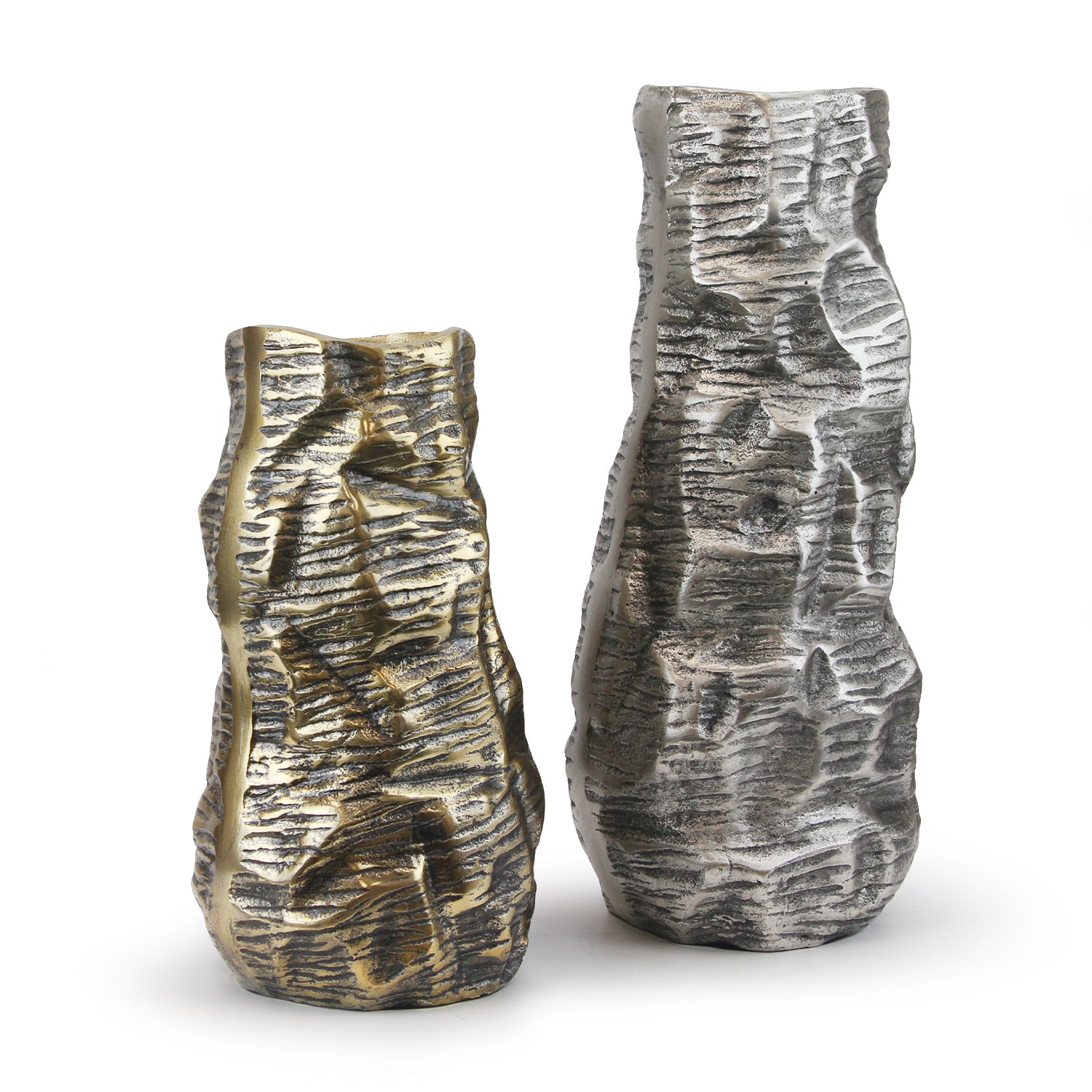 Molten Aluminum Vase | Galore Home: Luxury Home Decor, Elegant Home Furnishings, Stylish Home Accents & Contemporary Home Accessories