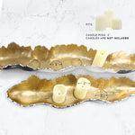 Glacial Platter Candle Holder