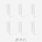 Glass Chimney Hurricane Candle Holder (set of 6)