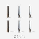 Glass Chimney Hurricane Candle Holder (set of 6)