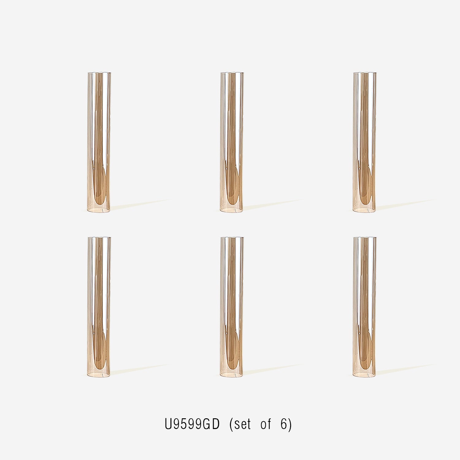 Glass Chimneys (set of 6)