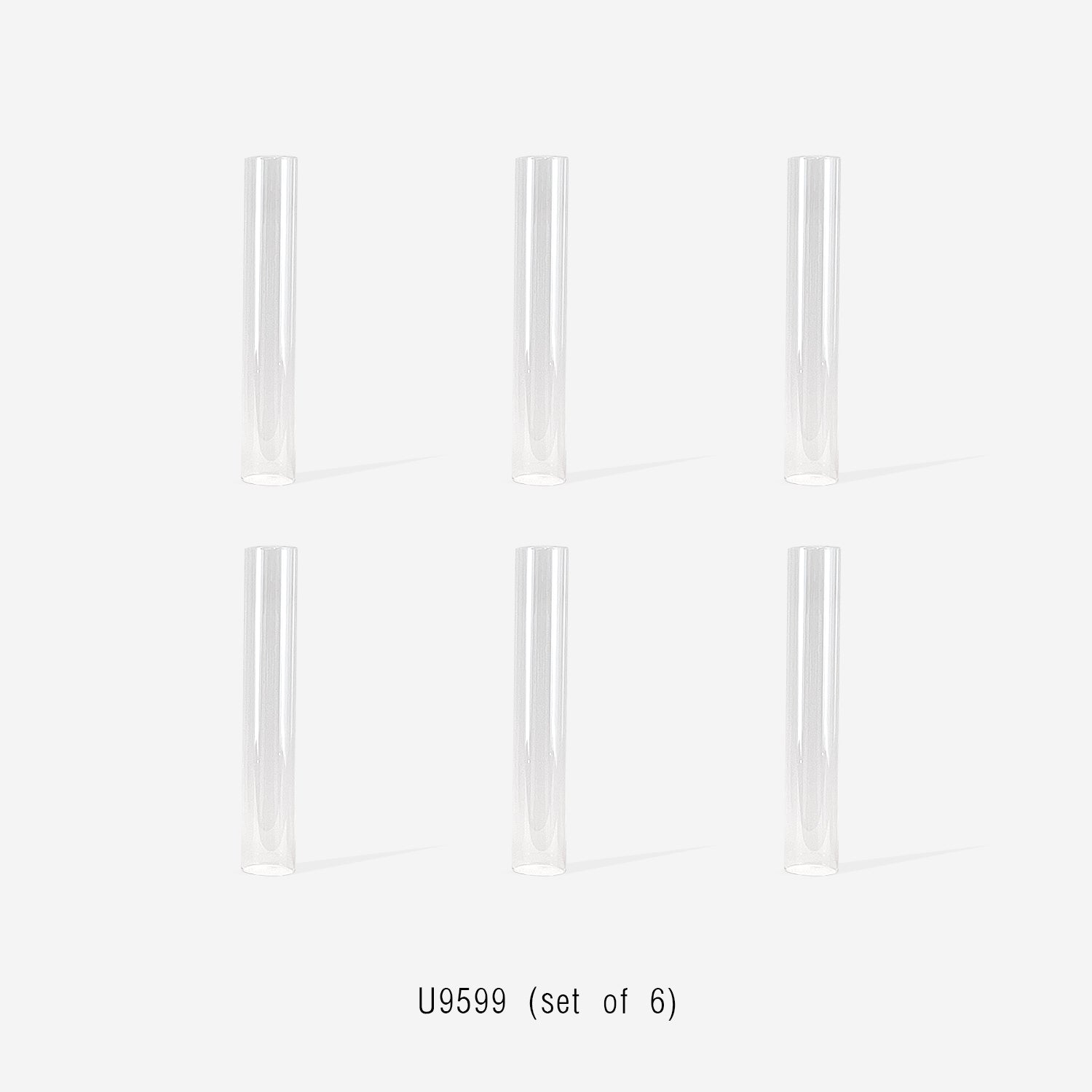 Glass Chimneys (set of 6)