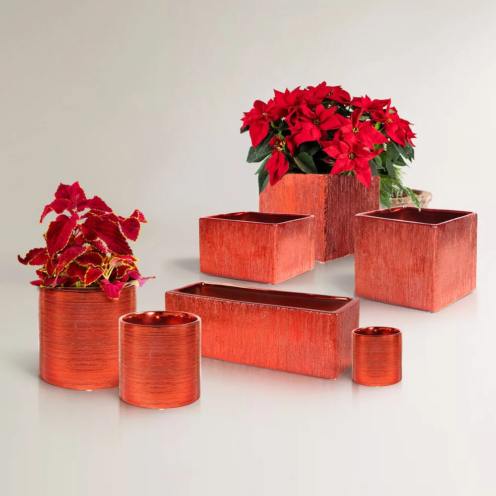 Etched Metallic Red Collection