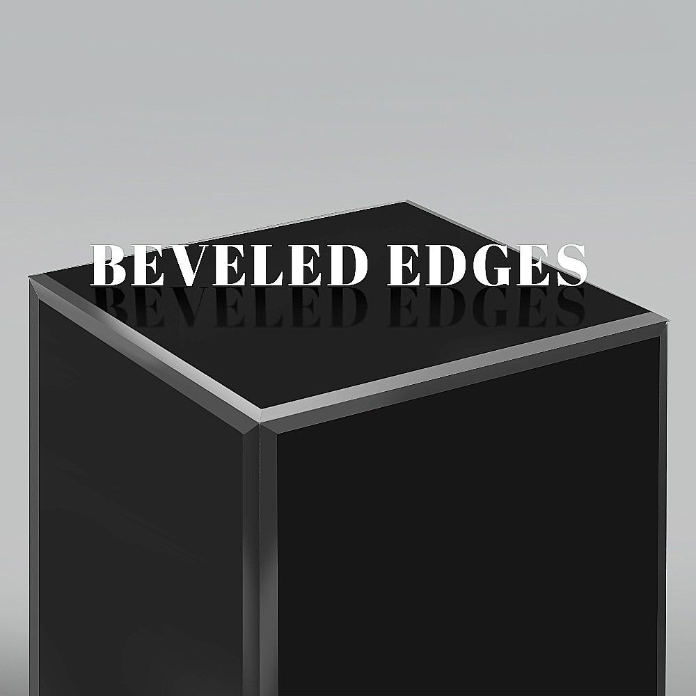 Black Glass Display Column/Pedestal | Galore Home: Luxury Home Decor, Elegant Home Furnishings, Stylish Home Accents & Contemporary Home Accessories