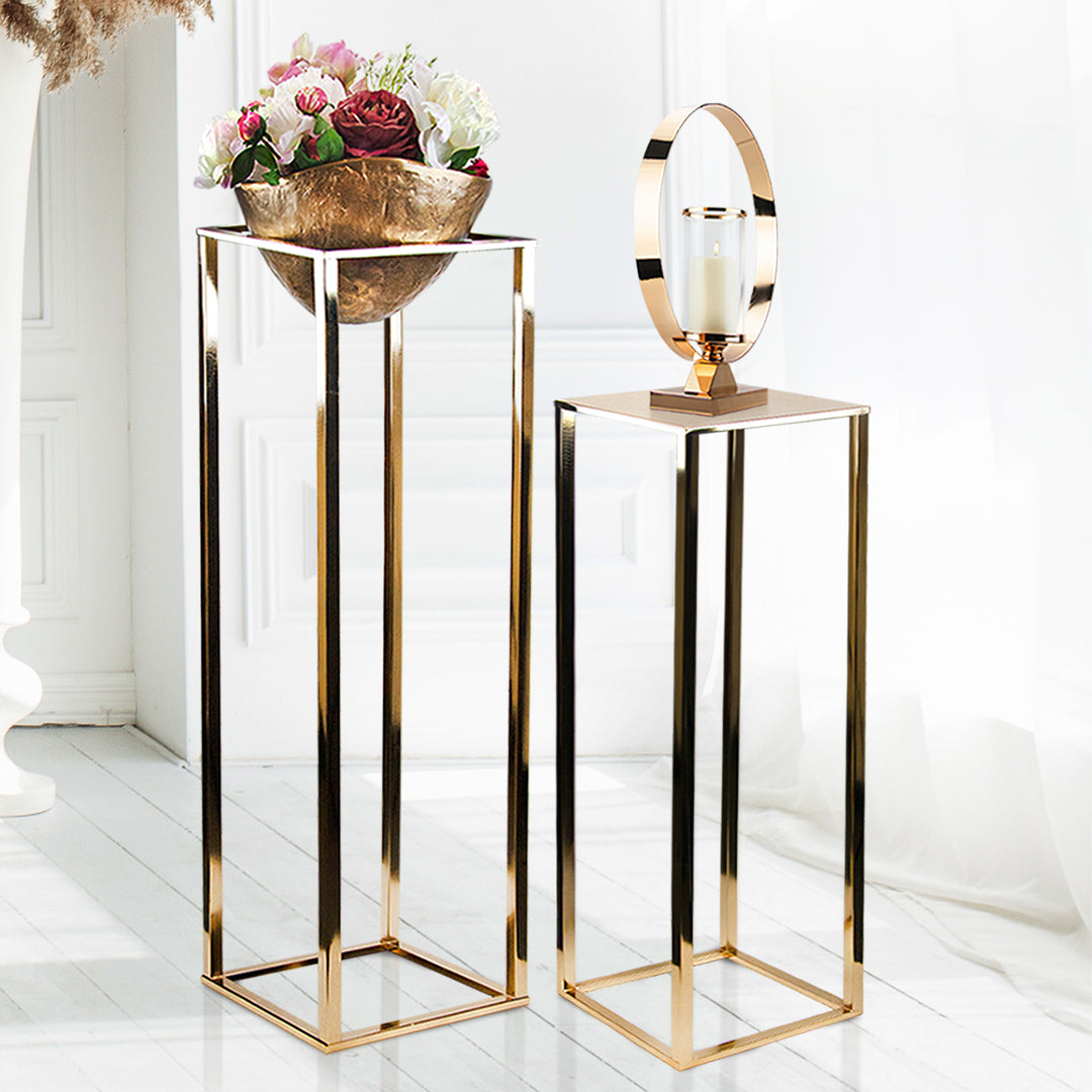 Electroplated Metal Stand Set | Galore Home: Luxury Home Decor, Elegant Home Furnishings, Stylish Home Accents & Contemporary Home Accessories