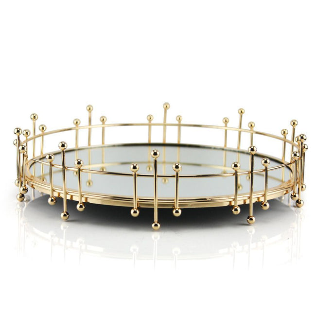 Gold Display Tabletop Tray
