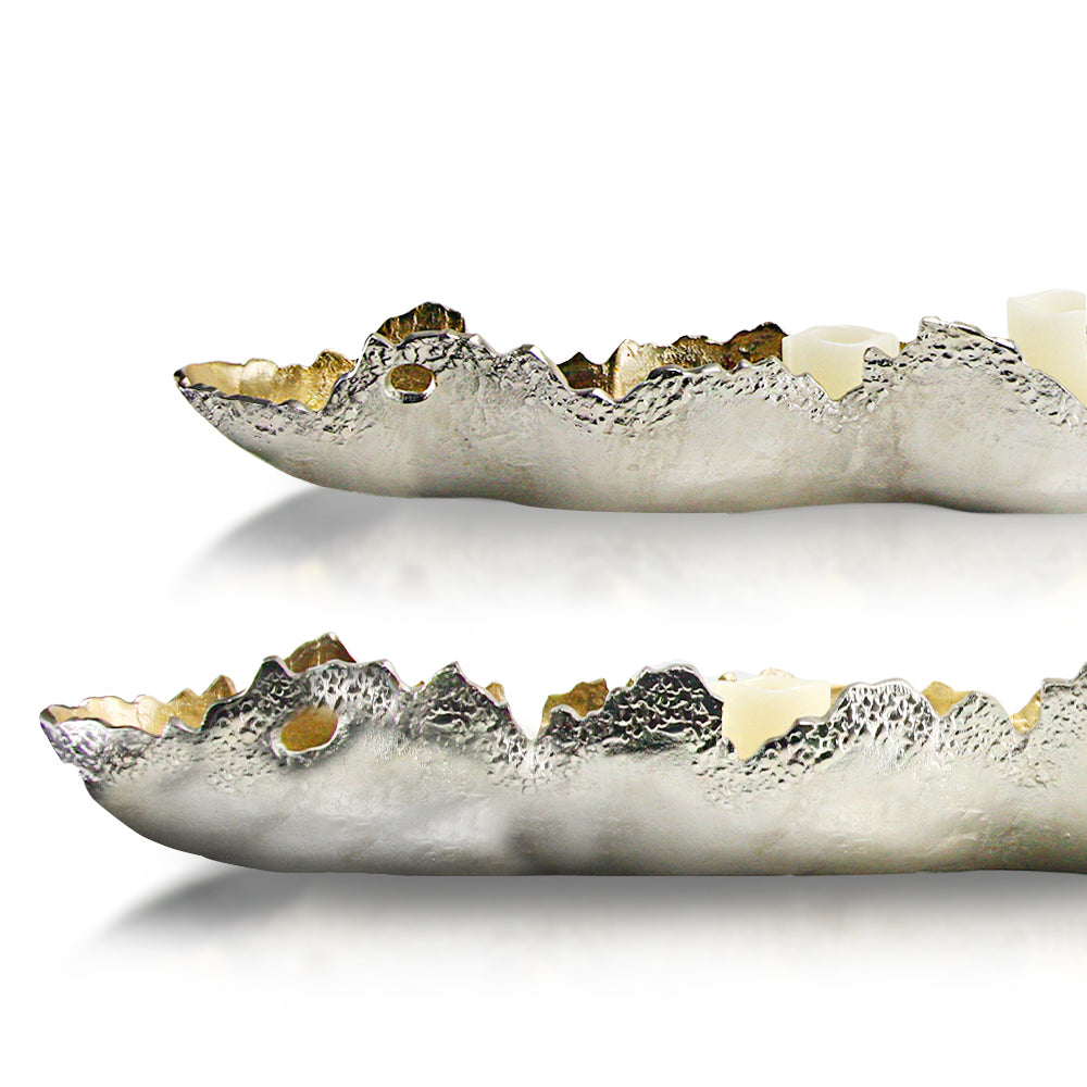 Glacial Platter Candle Holder | Galore Home: Luxury Home Decor, Elegant Home Furnishings, Stylish Home Accents & Contemporary Home Accessories