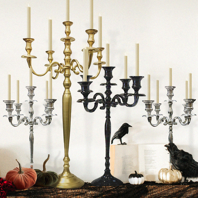 5 Arm Candelabra Candle Holder | Galore Home: Luxury Home Decor, Elegant Home Furnishings, Stylish Home Accents & Contemporary Home Accessories