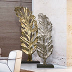 Grand Metal Leaf Sculpture | Galore Home: Luxury Home Decor, Elegant Home Furnishings, Stylish Home Accents & Contemporary Home Accessories