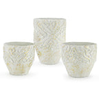 White Ceramic Planter or Tree Pot | Galore Home: Luxury Home Decor, Elegant Home Furnishings, Stylish Home Accents & Contemporary Home Accessories