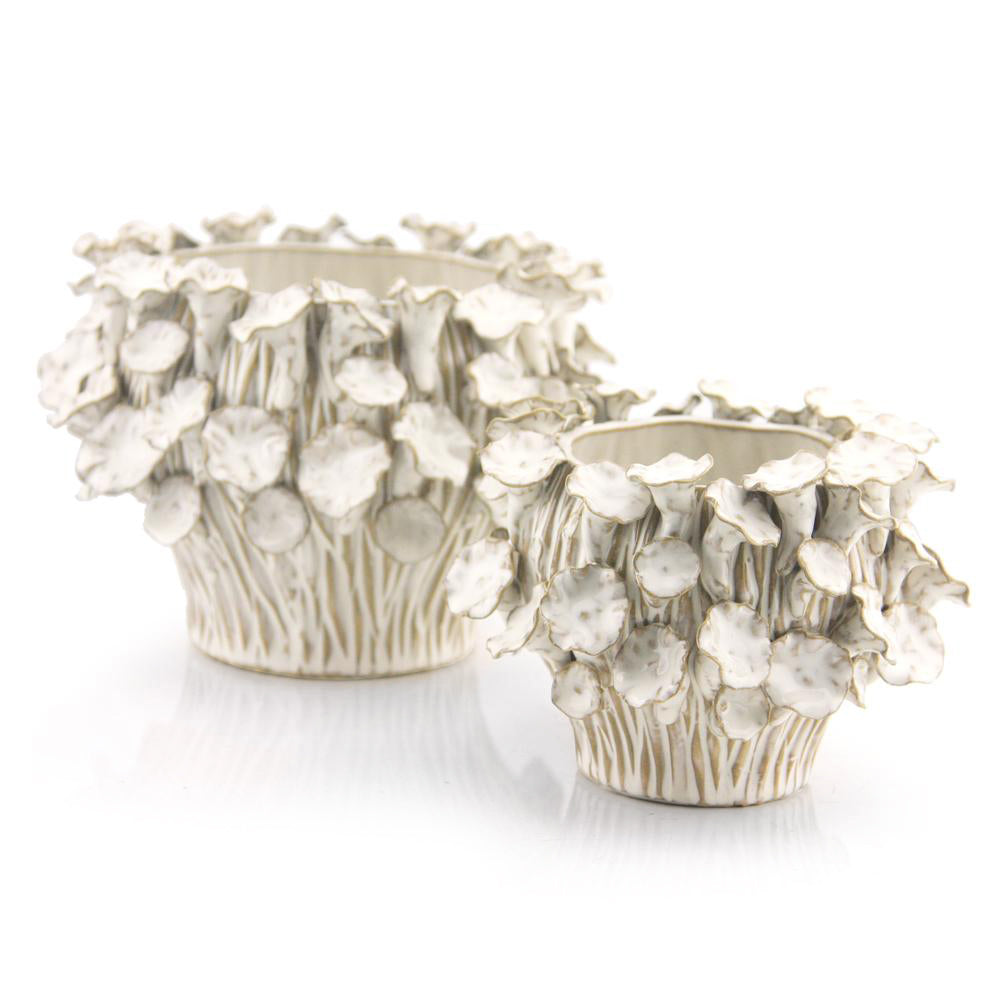Fine Ceramic Blooming Planter | Galore Home: Luxury Home Decor, Elegant Home Furnishings, Stylish Home Accents & Contemporary Home Accessories