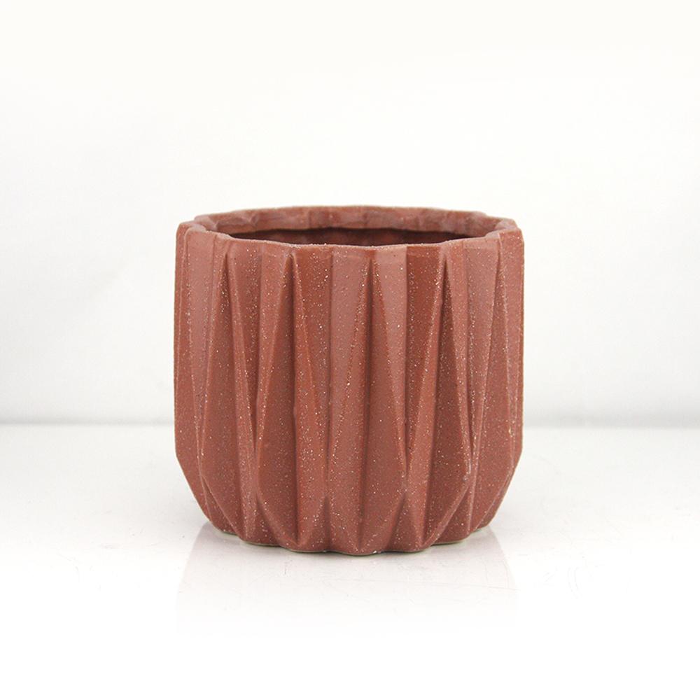 Geometric Ceramic Pot | Galore Home: Luxury Home Decor, Elegant Home Furnishings, Stylish Home Accents & Contemporary Home Accessories