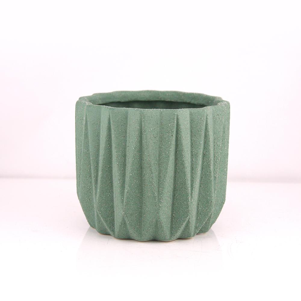 Geometric Ceramic Pot | Galore Home: Luxury Home Decor, Elegant Home Furnishings, Stylish Home Accents & Contemporary Home Accessories