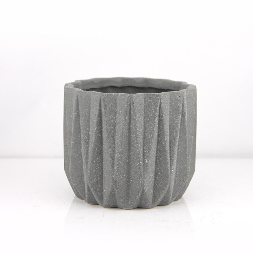 Geometric Ceramic Pot | Galore Home: Luxury Home Decor, Elegant Home Furnishings, Stylish Home Accents & Contemporary Home Accessories