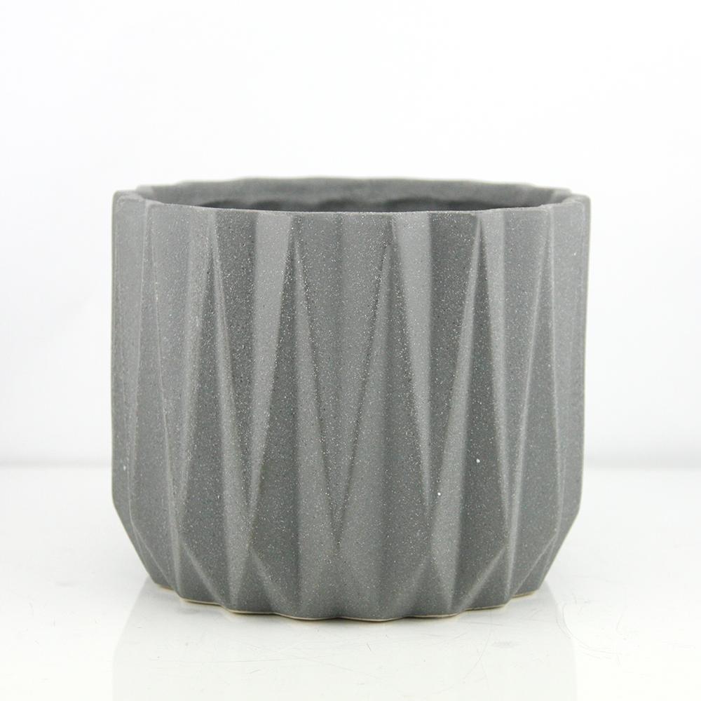 Geometric Ceramic Pot | Galore Home: Luxury Home Decor, Elegant Home Furnishings, Stylish Home Accents & Contemporary Home Accessories