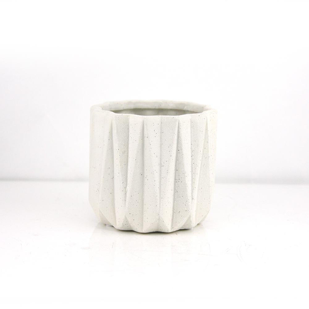 Geometric Ceramic Pot | Galore Home: Luxury Home Decor, Elegant Home Furnishings, Stylish Home Accents & Contemporary Home Accessories