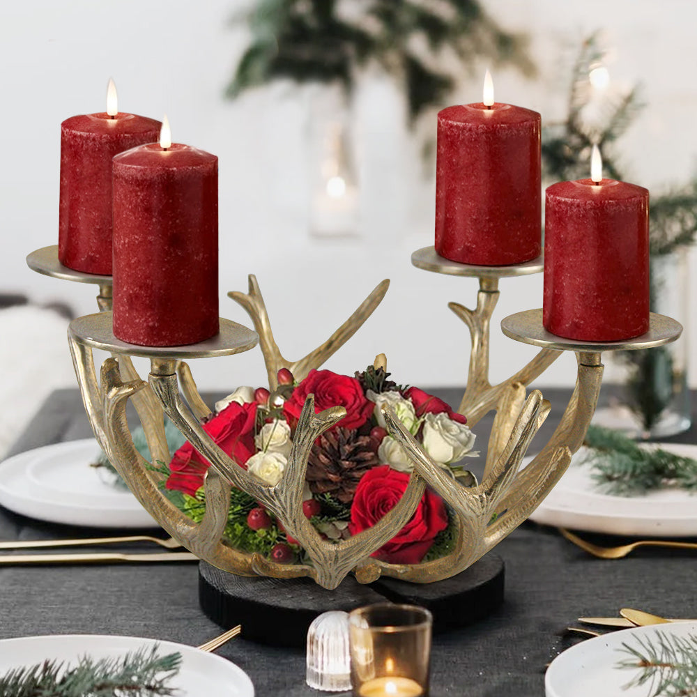 Metal Antler Candelabra Candle Holder | Galore Home: Luxury Home Decor, Elegant Home Furnishings, Stylish Home Accents & Contemporary Home Accessories