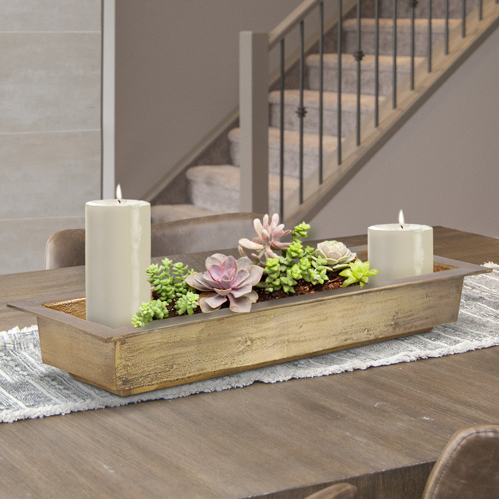 Long Trough Vase Pot | Galore Home: Luxury Home Decor, Elegant Home Furnishings, Stylish Home Accents & Contemporary Home Accessories