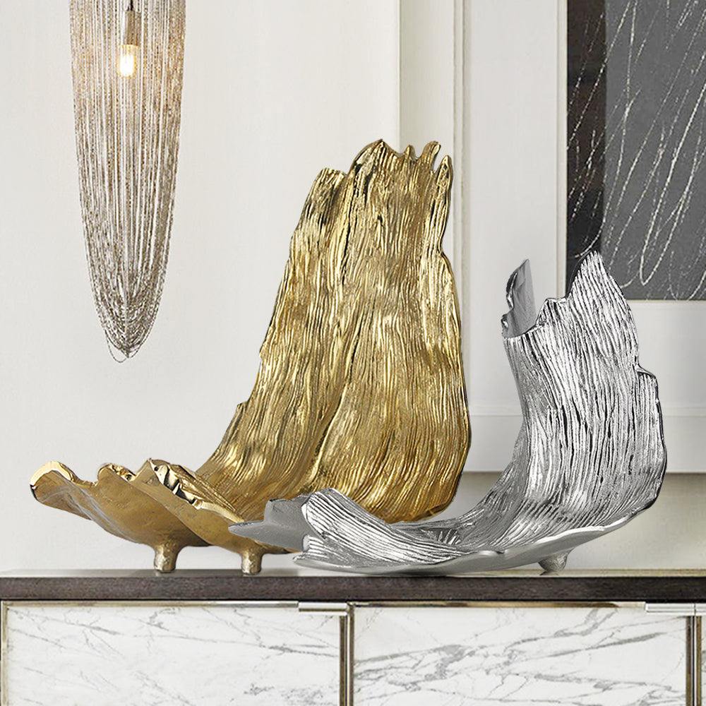 Gilded Wave Sculpture | Galore Home: Luxury Home Decor, Elegant Home Furnishings, Stylish Home Accents & Contemporary Home Accessories