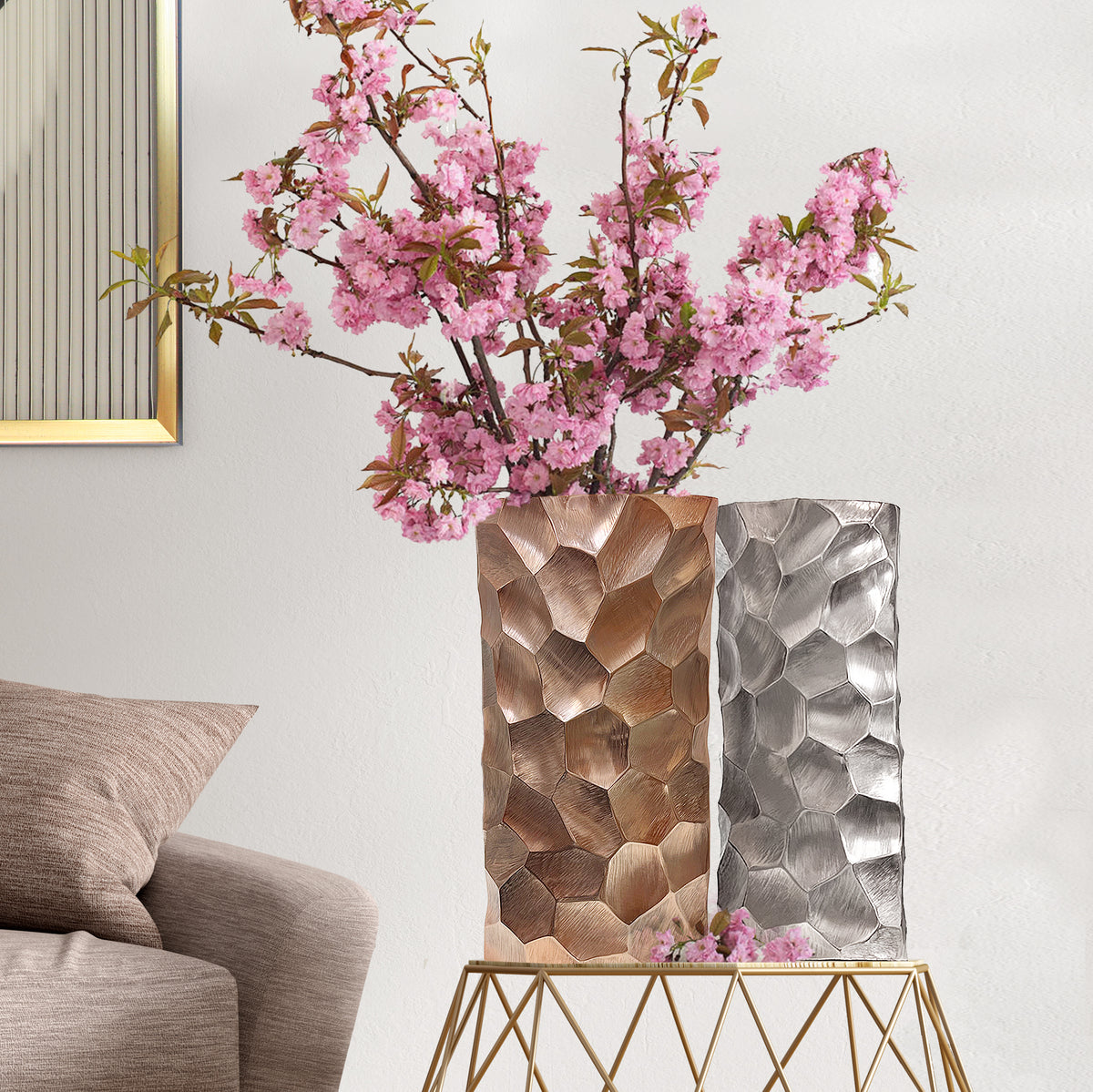 Metal Vase | Galore Home: Luxury Home Decor, Elegant Home Furnishings, Stylish Home Accents & Contemporary Home Accessories