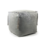 Metallic Dappled Ottoman / Pouf / Foot Rest | Galore Home: Luxury Home Decor, Elegant Home Furnishings, Stylish Home Accents & Contemporary Home Accessories