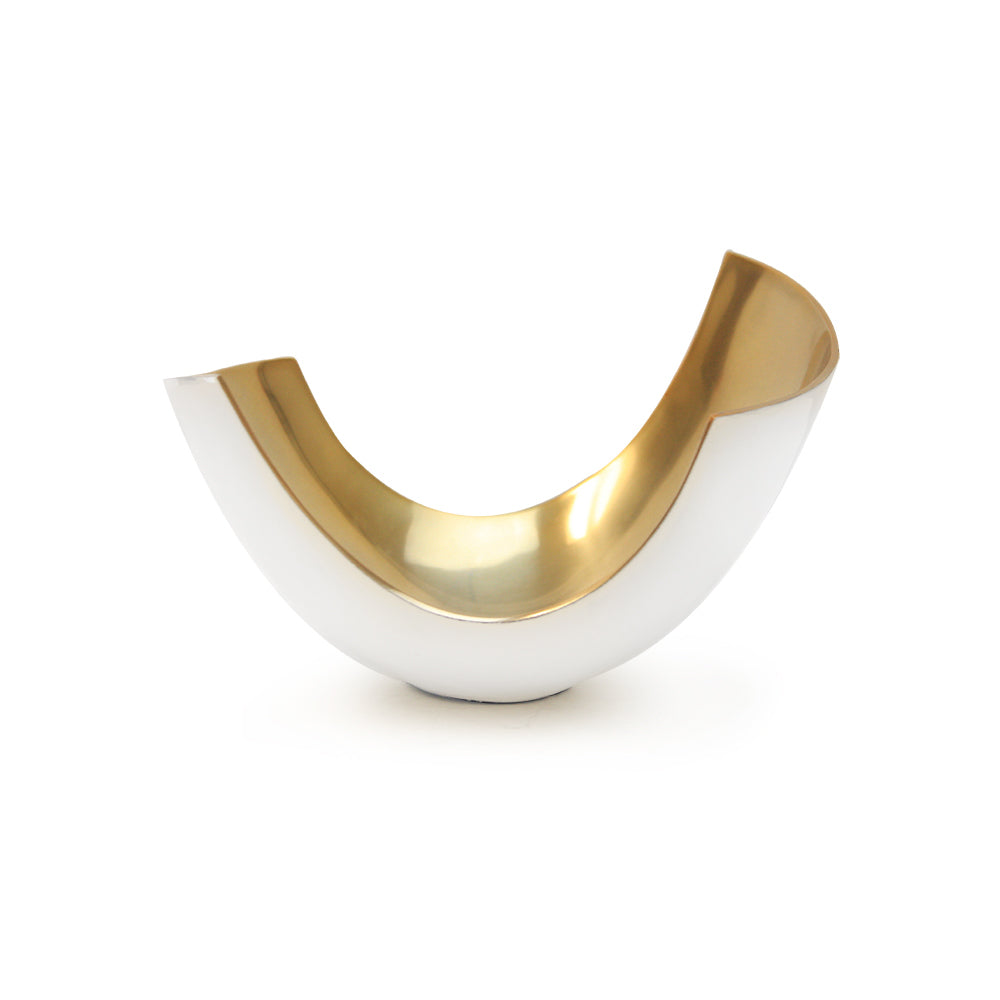 Metal Curve Vase | Galore Home: Luxury Home Decor, Elegant Home Furnishings, Stylish Home Accents & Contemporary Home Accessories
