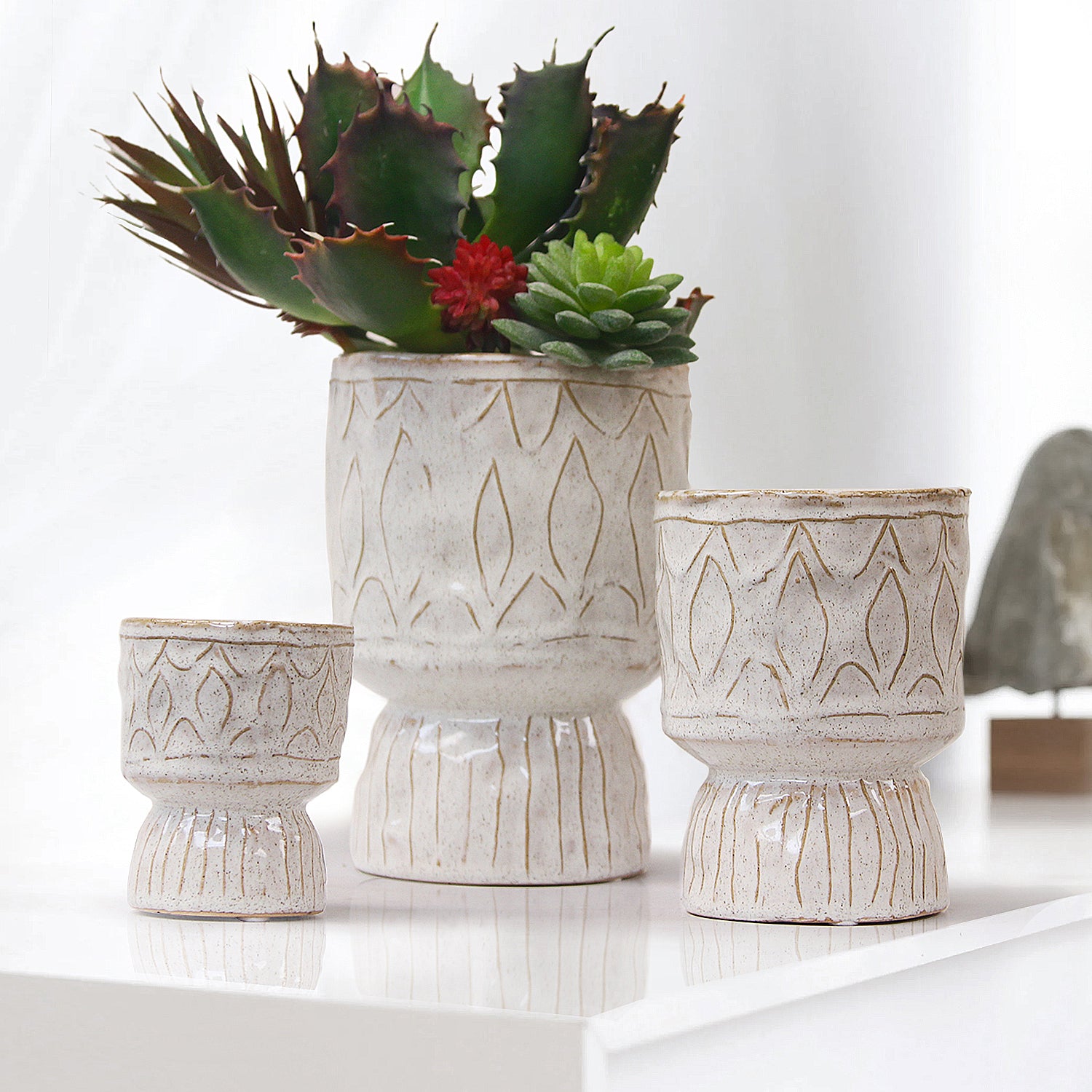 Ceramic Chalice | Galore Home: Luxury Home Decor, Elegant Home Furnishings, Stylish Home Accents & Contemporary Home Accessories