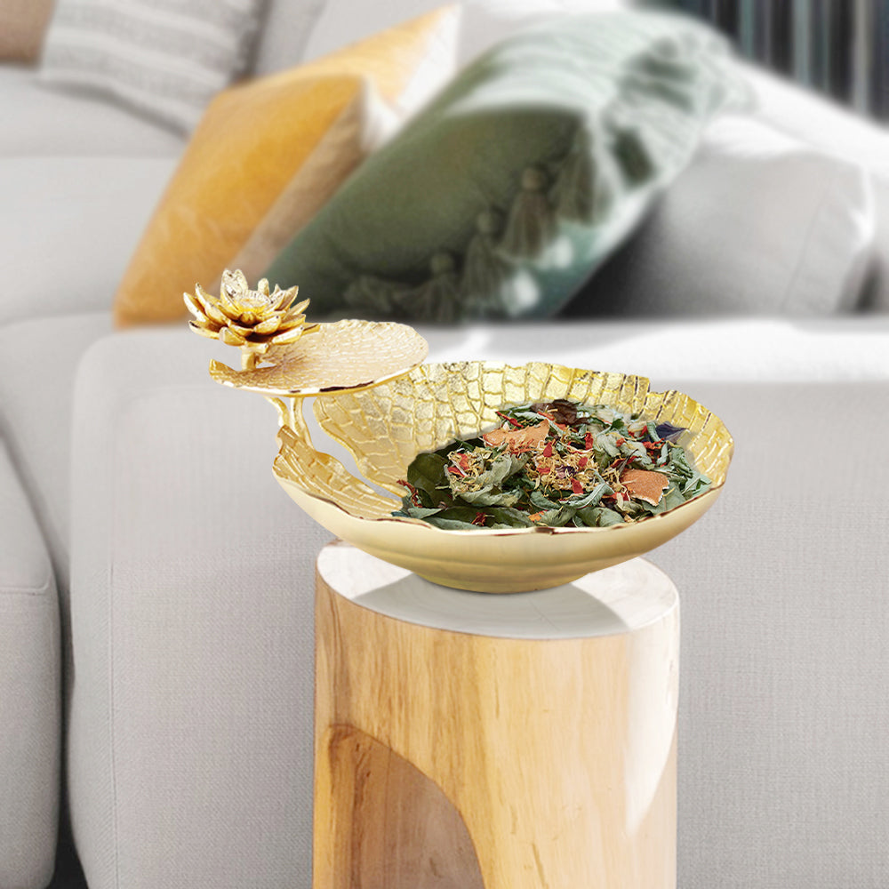 Metal Bowl Serving Tray | Galore Home: Luxury Home Decor, Elegant Home Furnishings, Stylish Home Accents & Contemporary Home Accessories