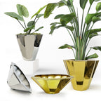 Geometric Floor Planter Bowl | Galore Home: Luxury Home Decor, Elegant Home Furnishings, Stylish Home Accents & Contemporary Home Accessories