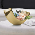 Metal Curve Vase | Galore Home: Luxury Home Decor, Elegant Home Furnishings, Stylish Home Accents & Contemporary Home Accessories