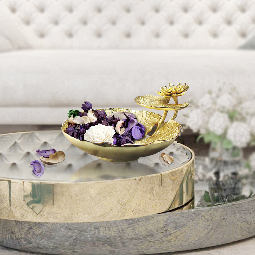 Metal Bowl Serving Tray | Galore Home: Luxury Home Decor, Elegant Home Furnishings, Stylish Home Accents & Contemporary Home Accessories
