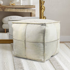 Patchwork Ottoman / Pouf / Foot Rest | Galore Home: Luxury Home Decor, Elegant Home Furnishings, Stylish Home Accents & Contemporary Home Accessories