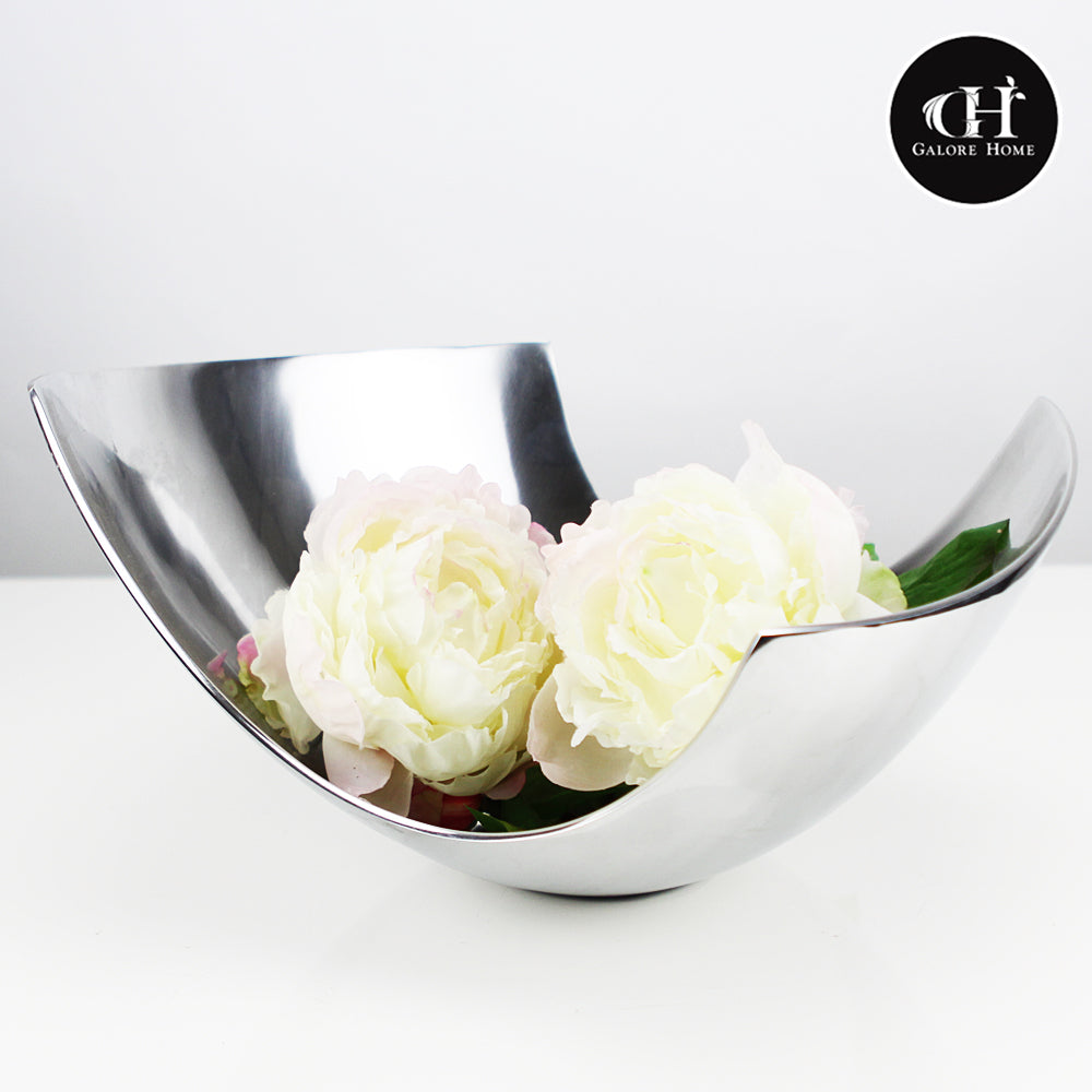 Metal Curve Vase | Galore Home: Luxury Home Decor, Elegant Home Furnishings, Stylish Home Accents & Contemporary Home Accessories