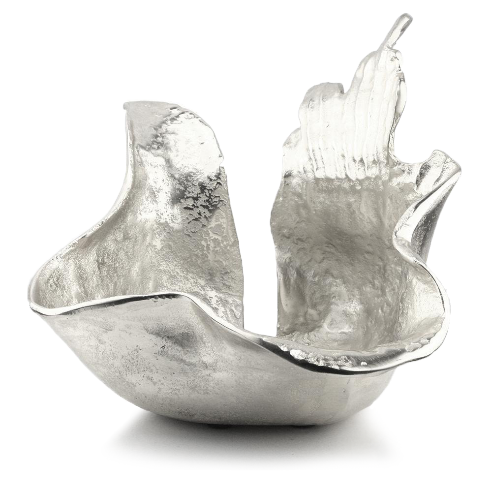 Metal Flame Bowl Sculpture