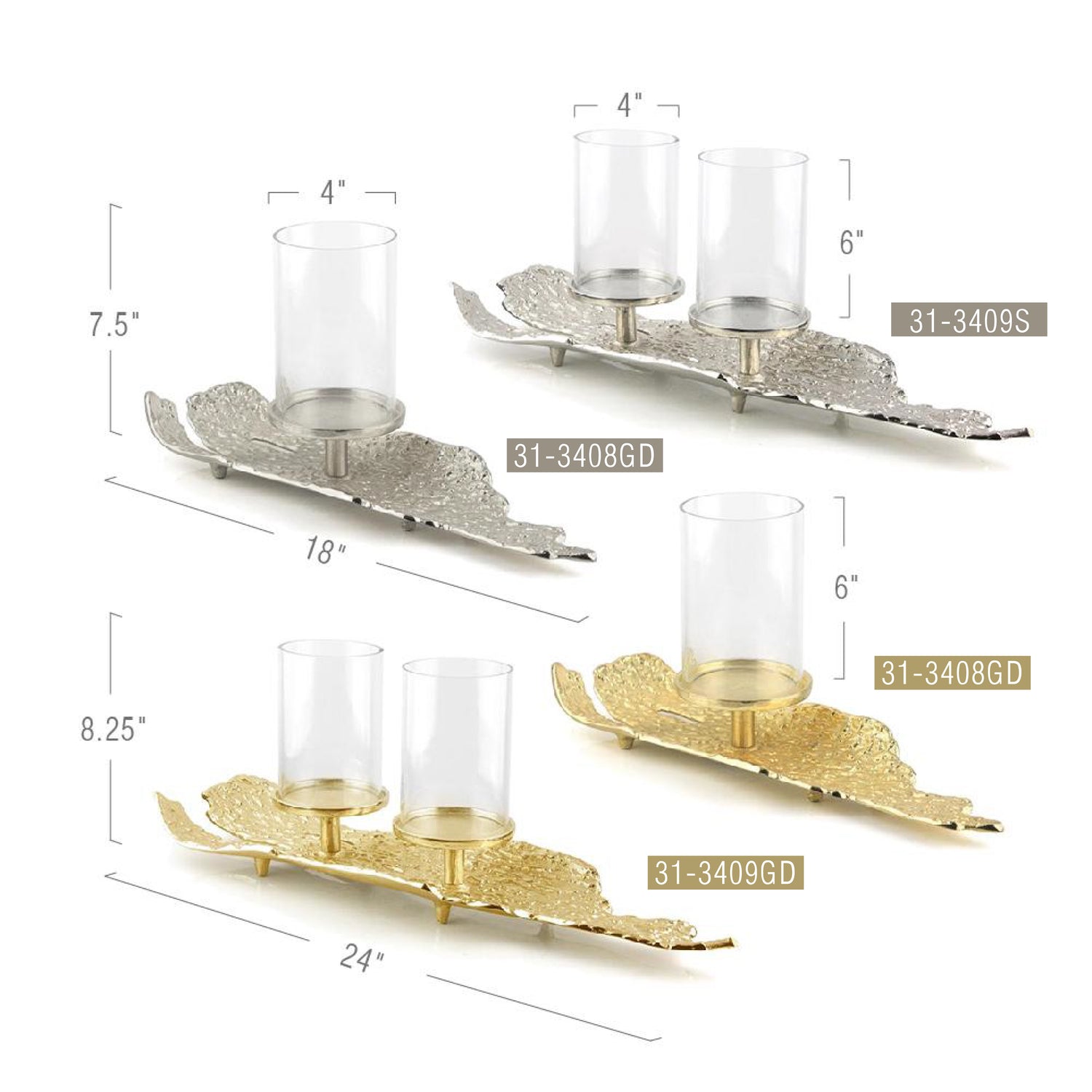 Lava Metal Candle Holder | Galore Home: Luxury Home Decor, Elegant Home Furnishings, Stylish Home Accents & Contemporary Home Accessories