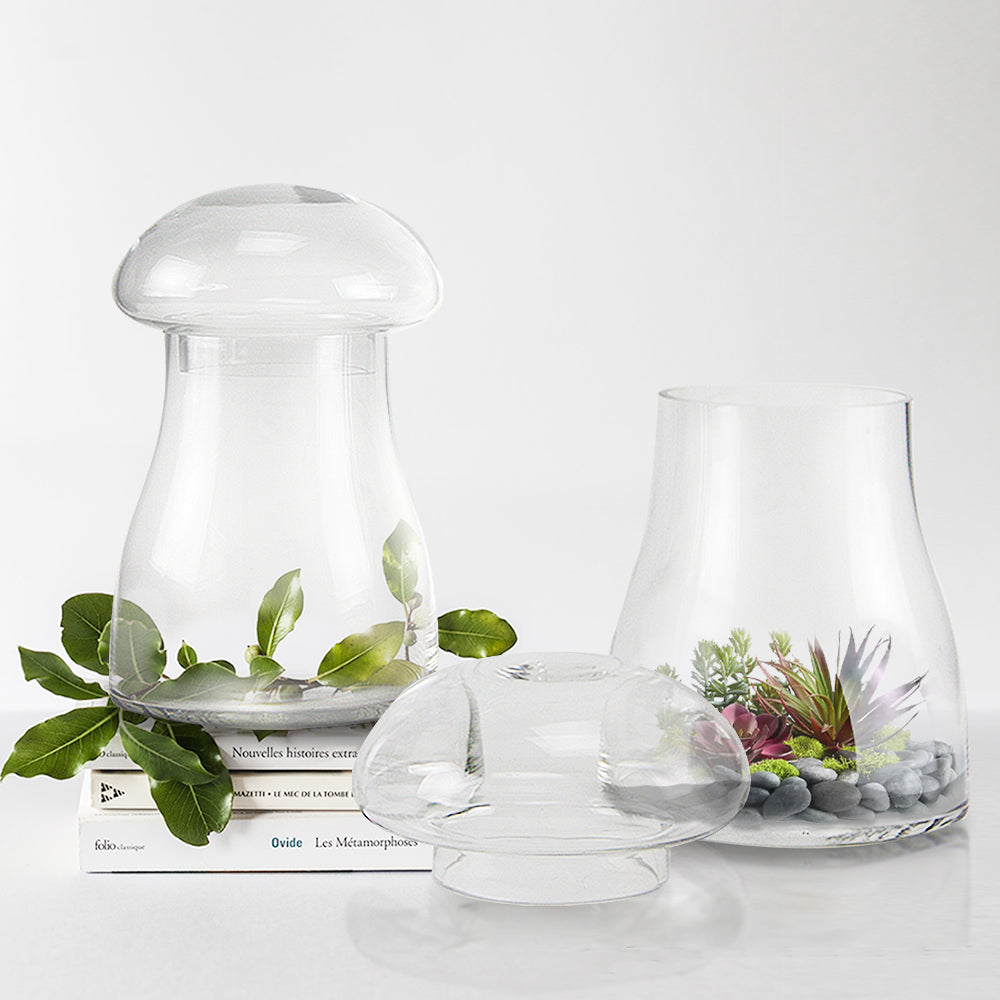 Mushroom Terrarium | Galore Home: Luxury Home Decor, Elegant Home Furnishings, Stylish Home Accents & Contemporary Home Accessories