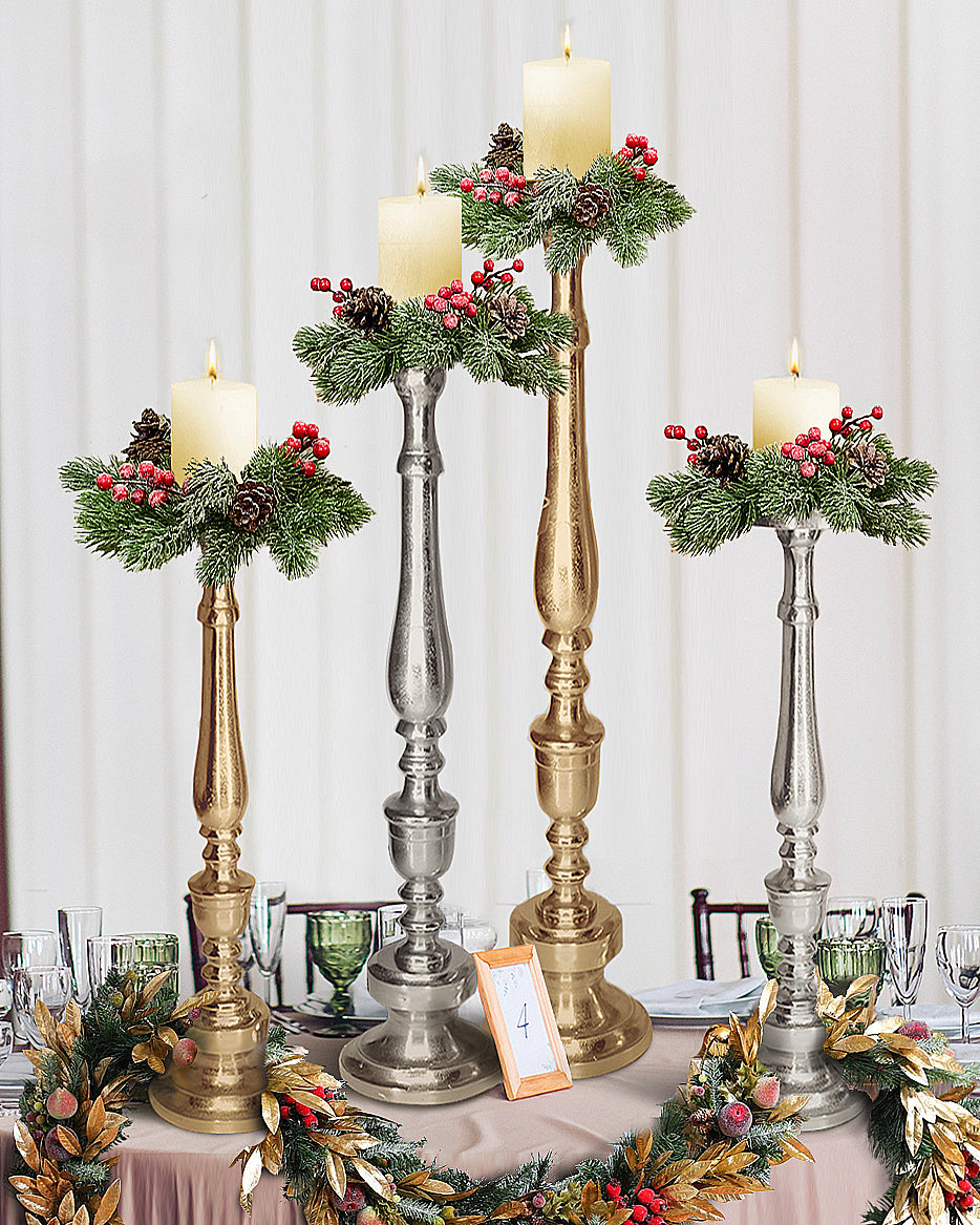 Megara Floor Candle Holder | Galore Home: Luxury Home Decor, Elegant Home Furnishings, Stylish Home Accents & Contemporary Home Accessories