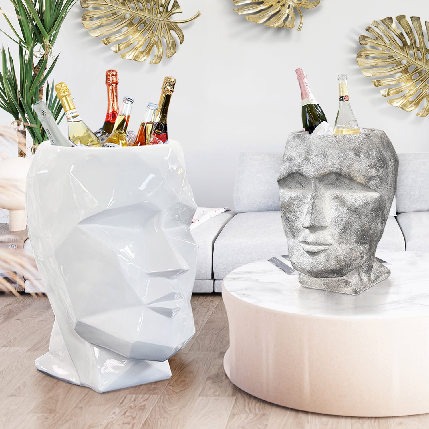 Cubism Face Sculpture / Planter | Galore Home: Luxury Home Decor, Elegant Home Furnishings, Stylish Home Accents & Contemporary Home Accessories