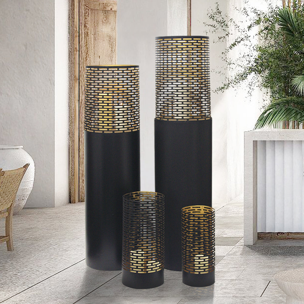 Mandala Floor Hurricane Candle Column | Galore Home: Luxury Home Decor, Elegant Home Furnishings, Stylish Home Accents & Contemporary Home Accessories