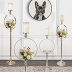 Halo Floor Candle Flower Stand | Galore Home: Luxury Home Decor, Elegant Home Furnishings, Stylish Home Accents & Contemporary Home Accessories
