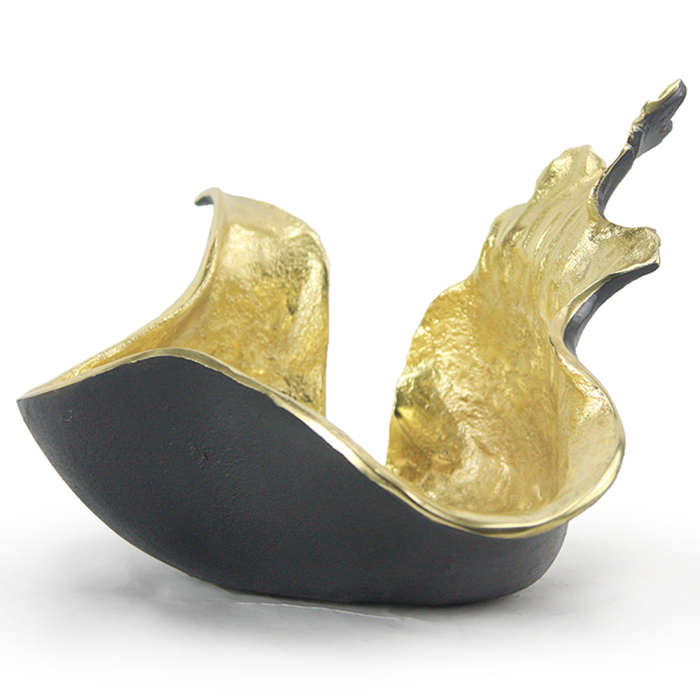 Metal Flame Bowl Sculpture