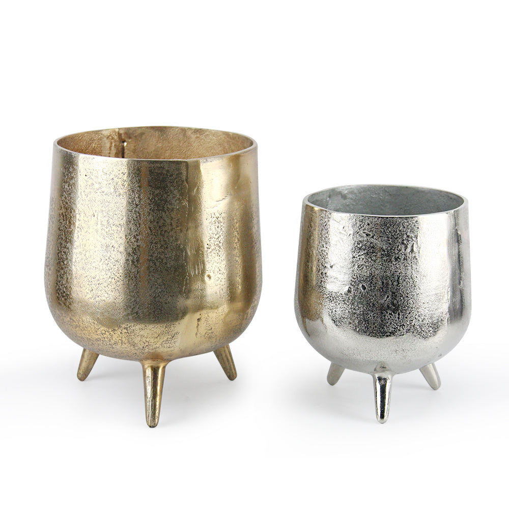 Tripod Metal Round Pot | Galore Home: Luxury Home Decor, Elegant Home Furnishings, Stylish Home Accents & Contemporary Home Accessories