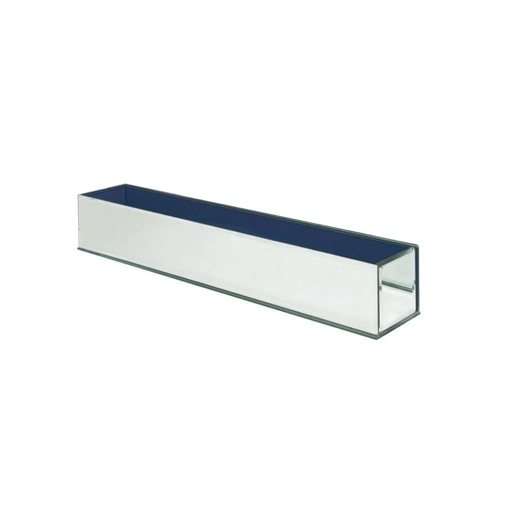mirrored planter pots Mirror Glass Rectangle Planter